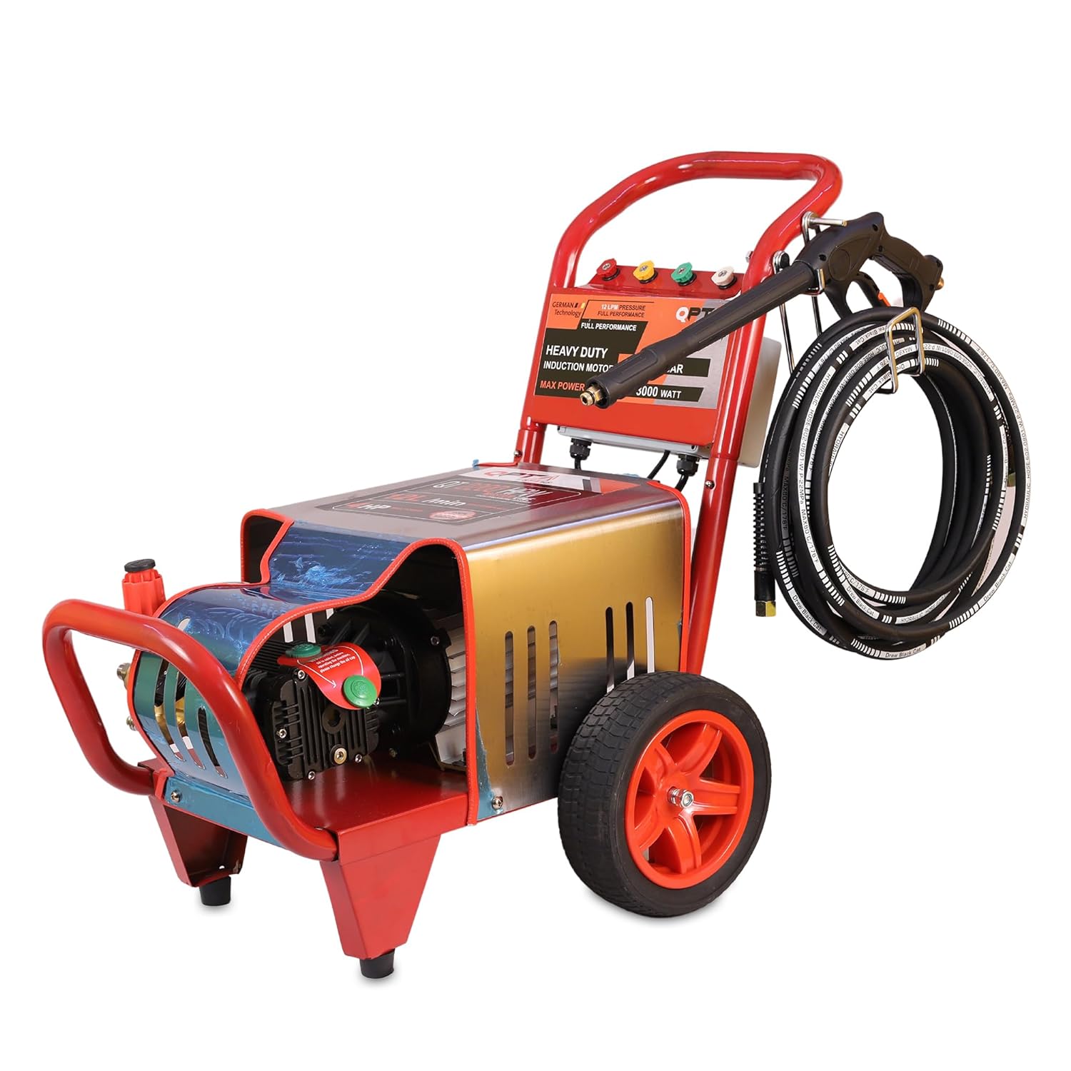 QPT By STARQ HIGH PRESSURE WASHER QT2200HPW 4 hp 3000 Watts HEAVY DUTY FOR COMMERCIAL USE