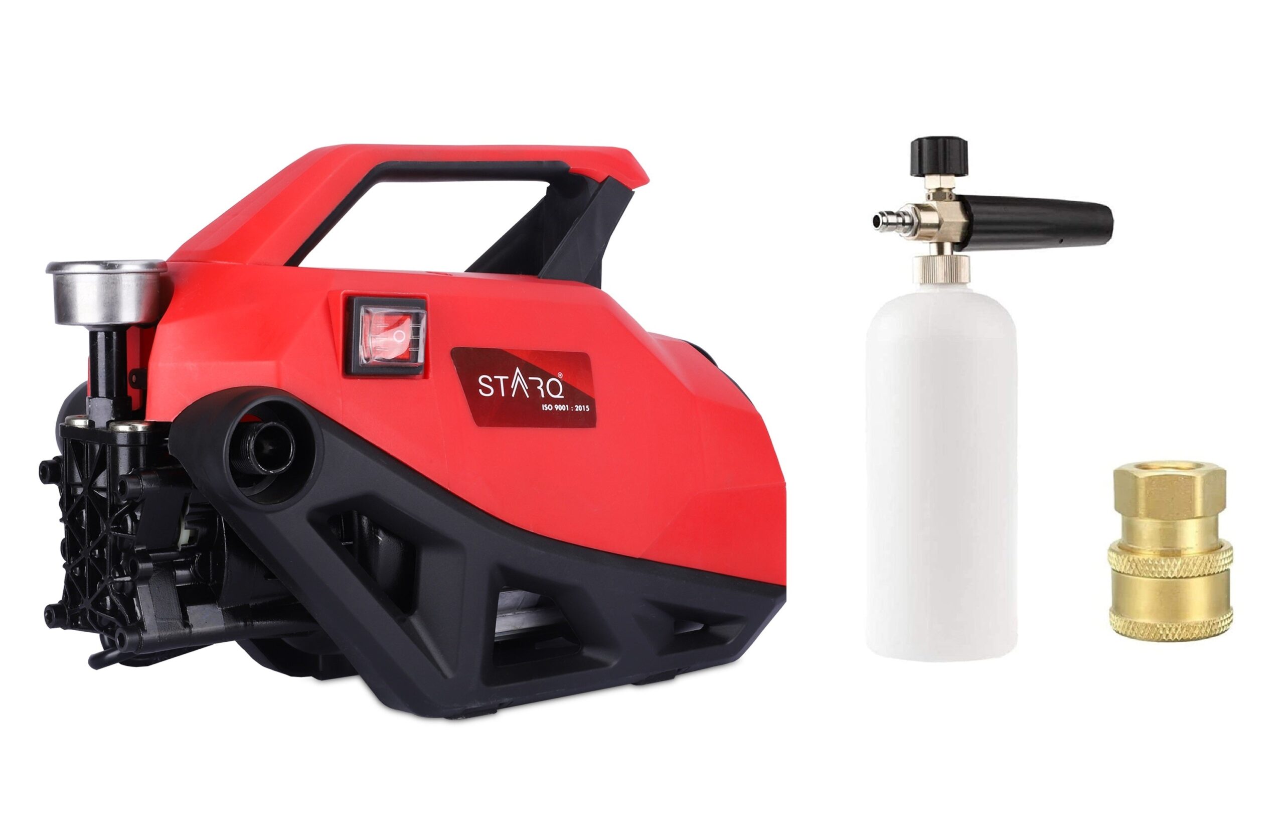 STARQ W7 2700W | 270 Bar | Heavy Duty High Pressure Washer | Red (Pro)